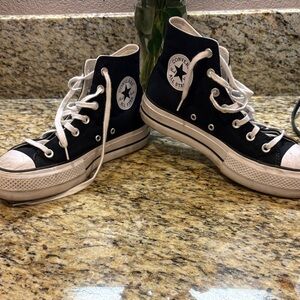 Converse Black and White High-Tops